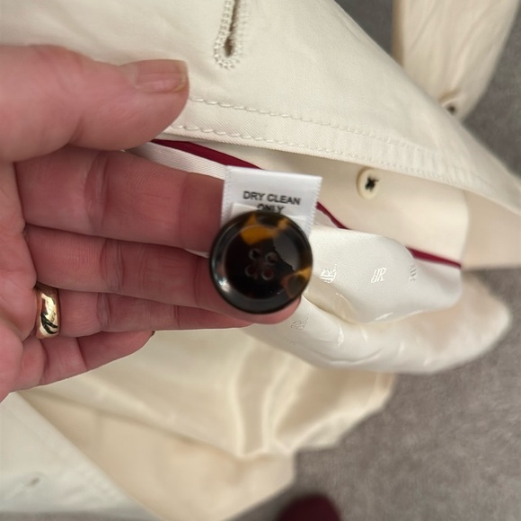 Banana Republic Rain coat, Camel/Beige Double breasted Medium - Picture 2 of 10